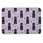 Love Black Portuguese Water Dog  Toxin-Free Bath Mat