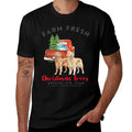 Golden Retriever Christmas Farm Fresh Christmas Trees  Quick-drying T-Shirt