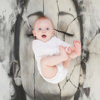 Stillness in Pieces Sustainable Throw Blanket