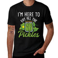Im Here To Eat All The Pickles - Pickle Cucumber Vegetarian  Odor-resistant T-Shirt