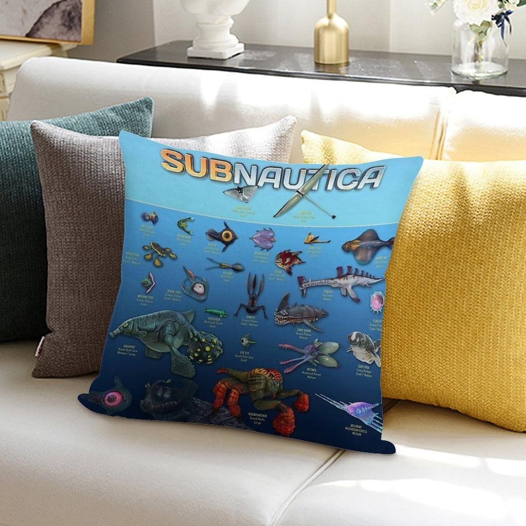 Subnautica Soft Gift Ready Throw Pillow