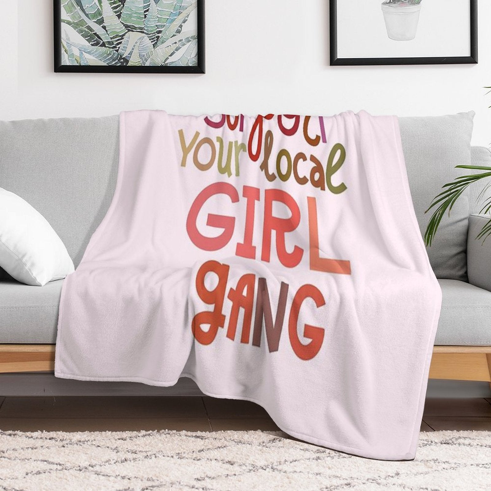 Girl Gang All-season Throw Blanket