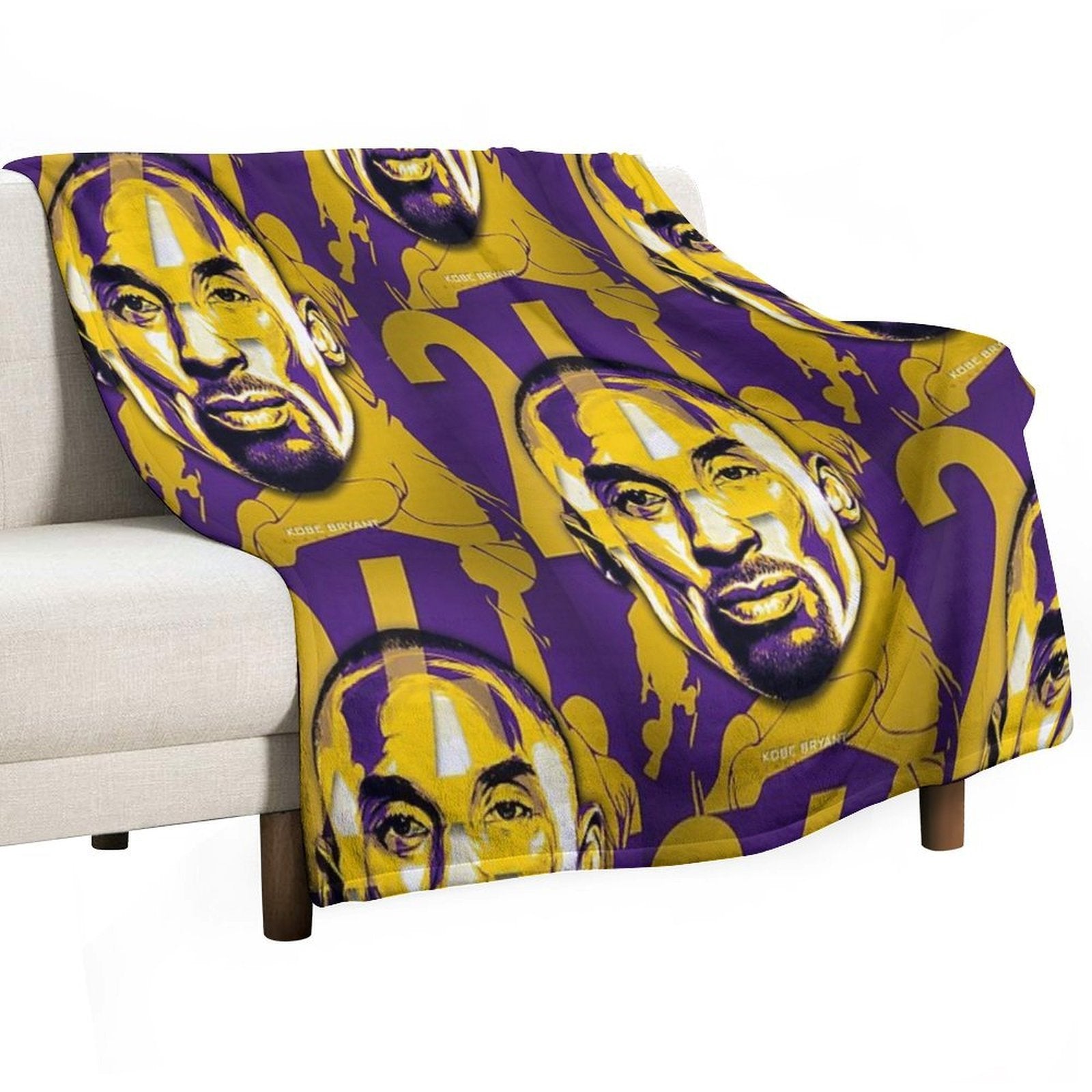 Black Mamba Anti-pilling Throw Blanket