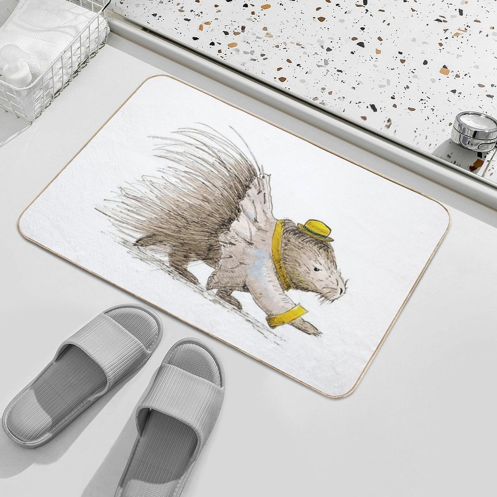 A Prickly Morning Commute  Toxin-Free Bath Mat