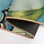 LIFE  Vintage 1923 Flapper Butterfly Print  Long-Lasting Bath Mat