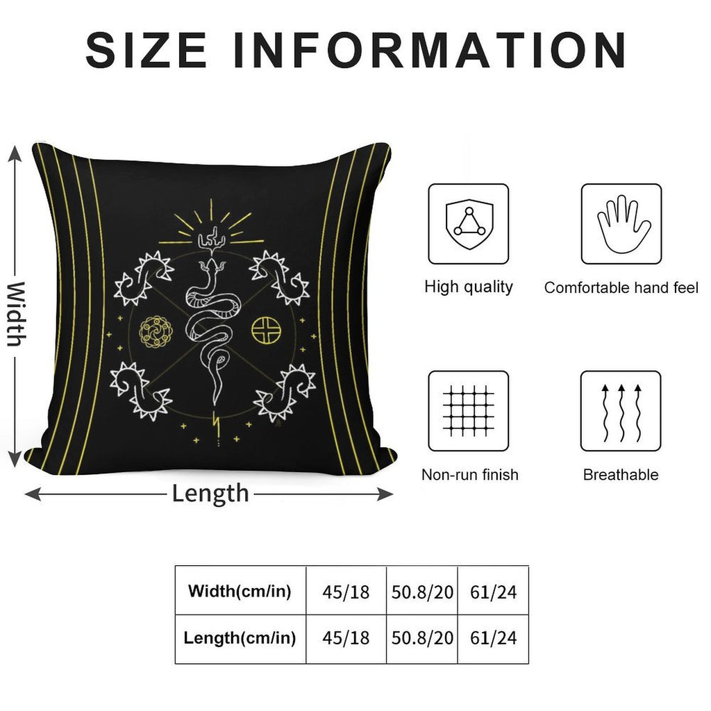 ᎤᎧᏖᎾ Soft Skin-Friendly Throw Pillow