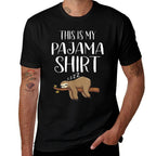 This Is My Pajama Sloth Funny Sleepover Gift  Odor-resistant T-Shirt