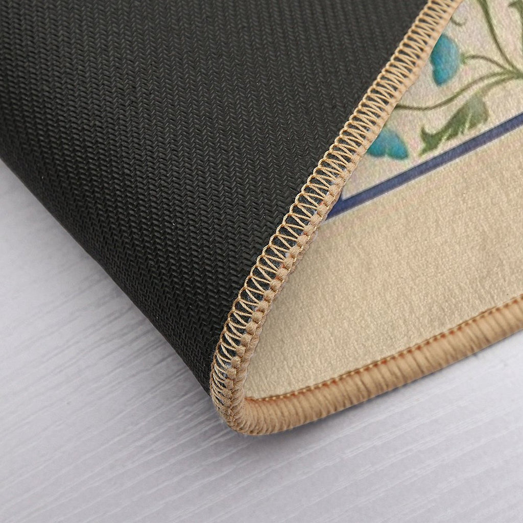 Art Nouveau Morning Glory Garden  Non-Slip Bath Mat