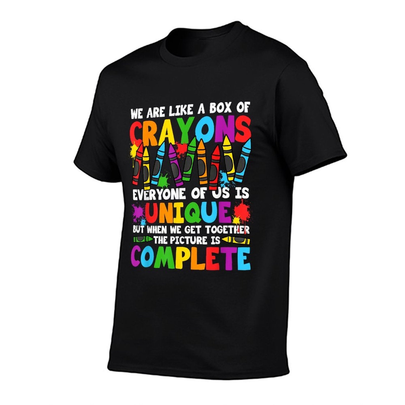 Funny Teacher We Are Like A Box Of Crayons Back To School for Men Women Girls Kids  Classic T-Shirt
