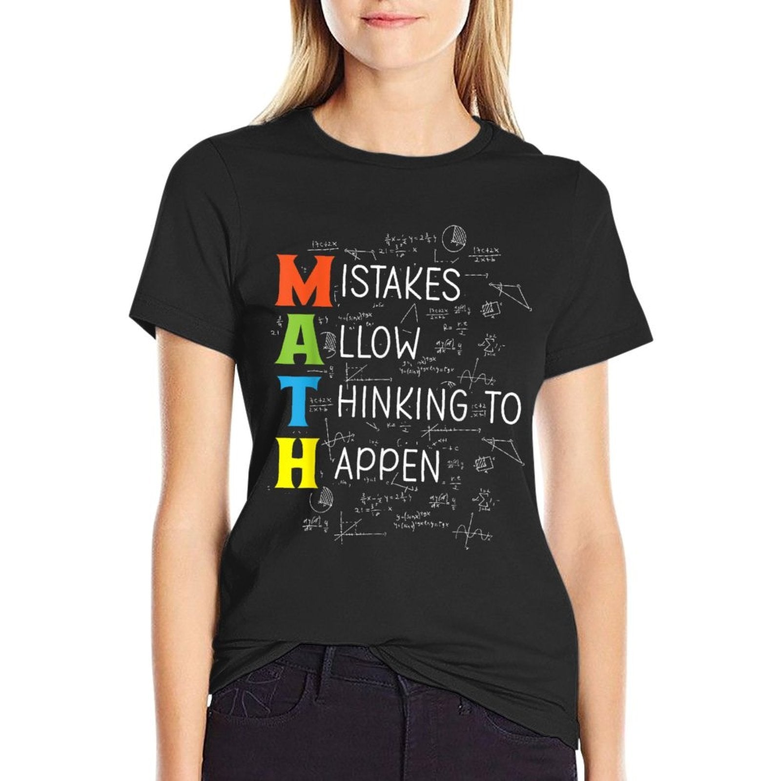 MATH Mistakes Allow Thinking To Happen  Moisture-wicking T-Shirt