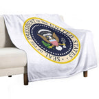 United States Presidential Seal. Seal of The President of The United States Quick-dry Throw Blanket