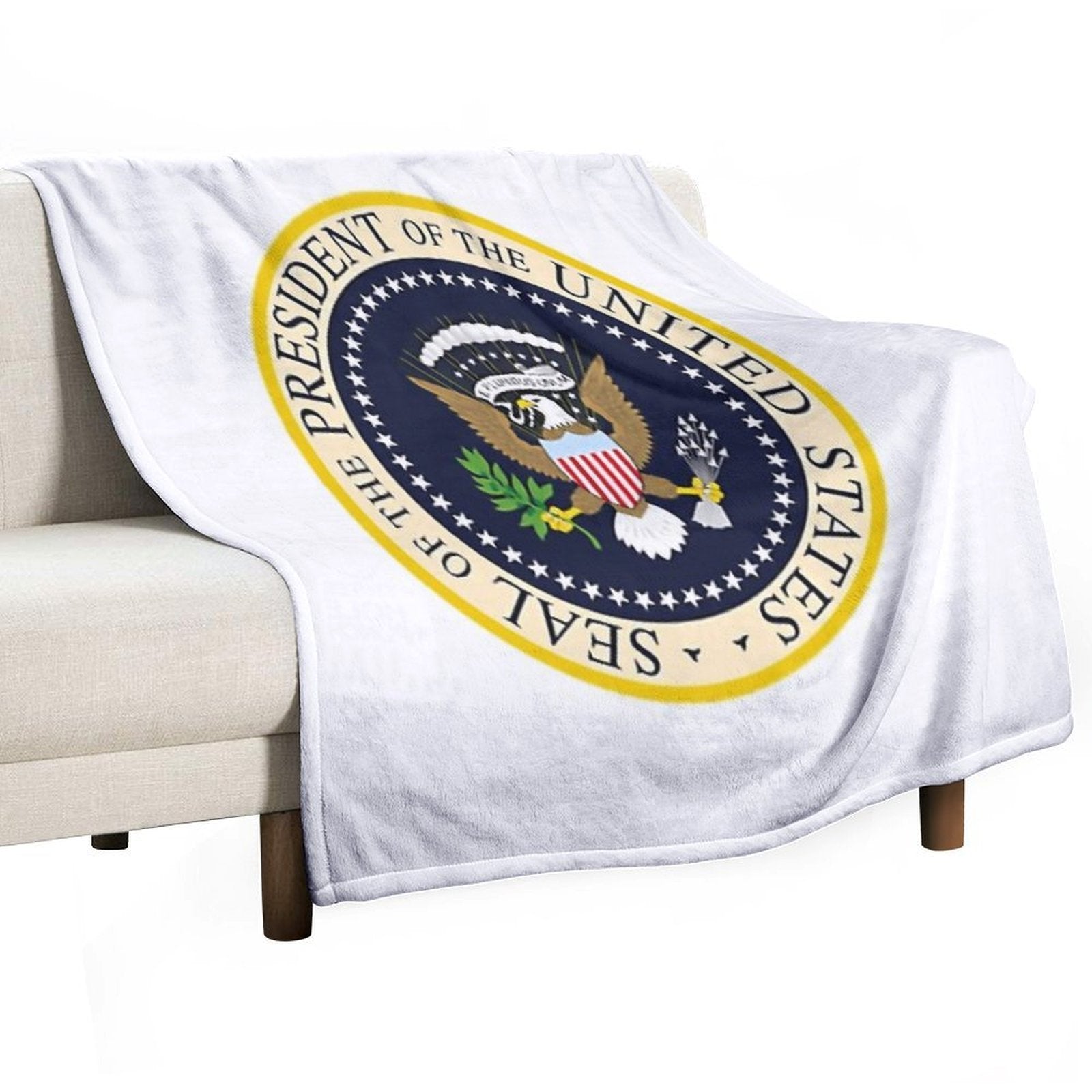 United States Presidential Seal. Seal of The President of The United States Quick-dry Throw Blanket