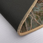 Male Northern Cardinal  Anti-Trip Bath Mat