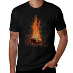Retro Basic Bonfire Of Souls Funny Flame Sword  Classic T-Shirt