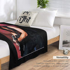 BONS JOVIS ROCKS BAND ON TOUR 2022 Sustainable Throw Blanket