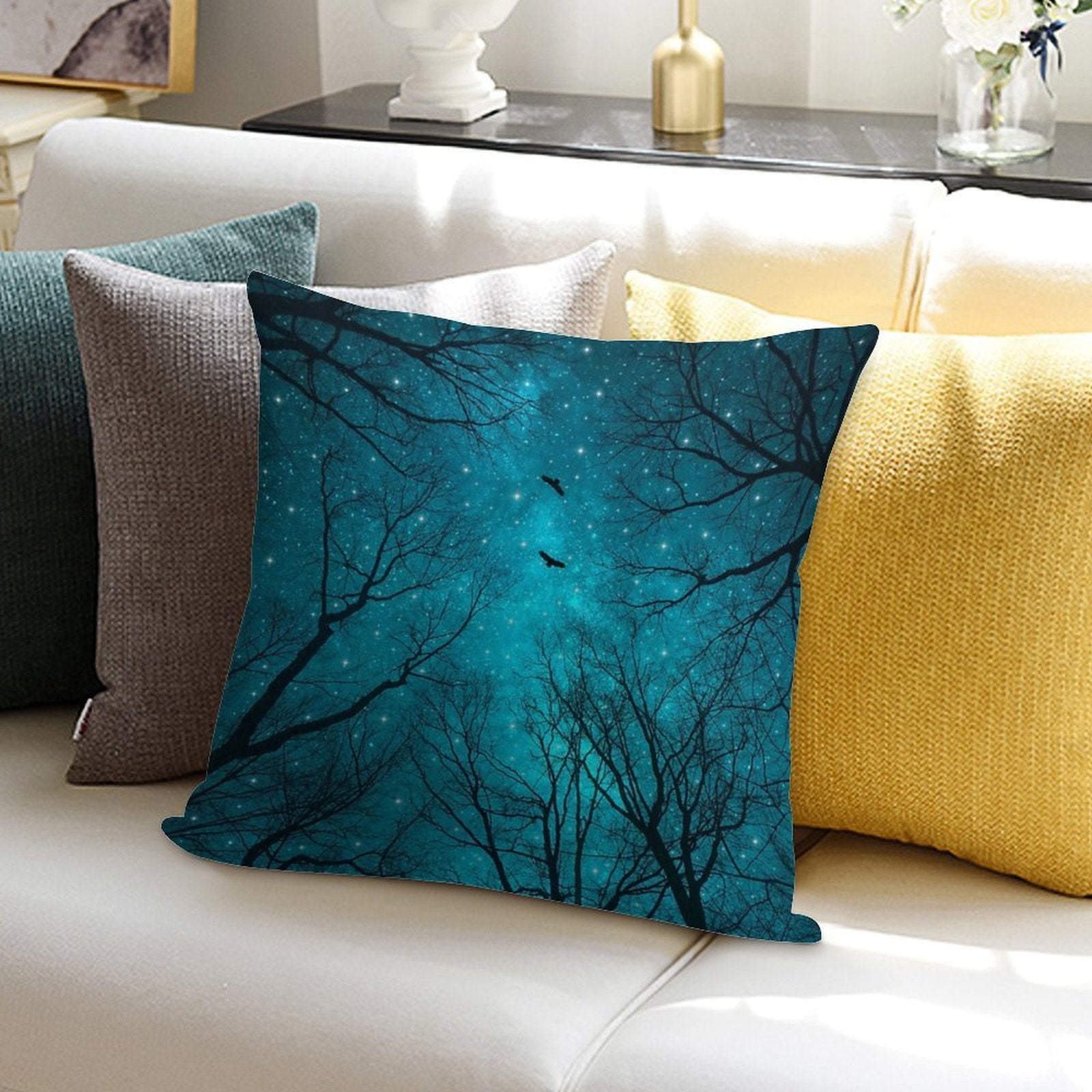 Stars Can't Shine Without Darkness Soft Home Decor Throw Pillow