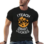 Funny Teacher I Teach Smart Cookies Nerd  Relaxed-fit T-Shirt