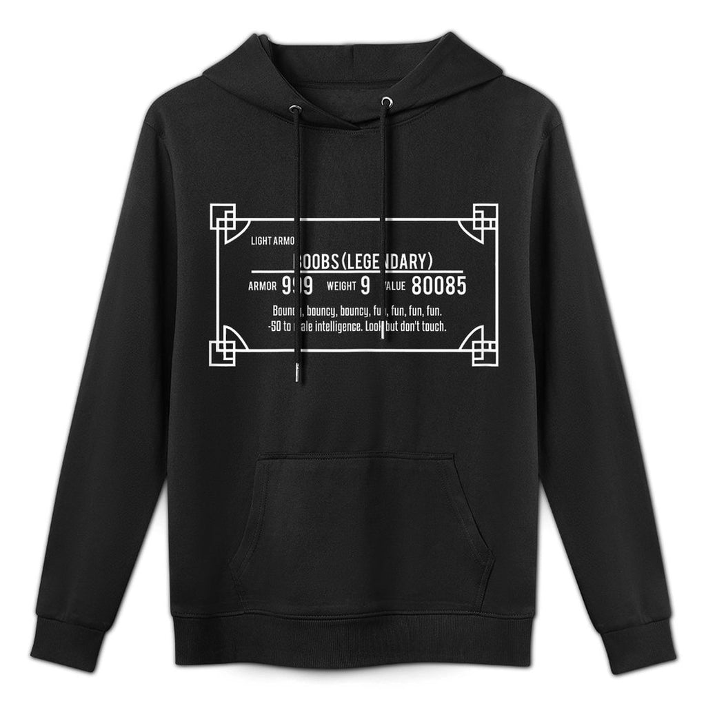 Funny Bouncy Game Inspired Boobs Legendary -50 Male Gamers Easy Care Hoodie