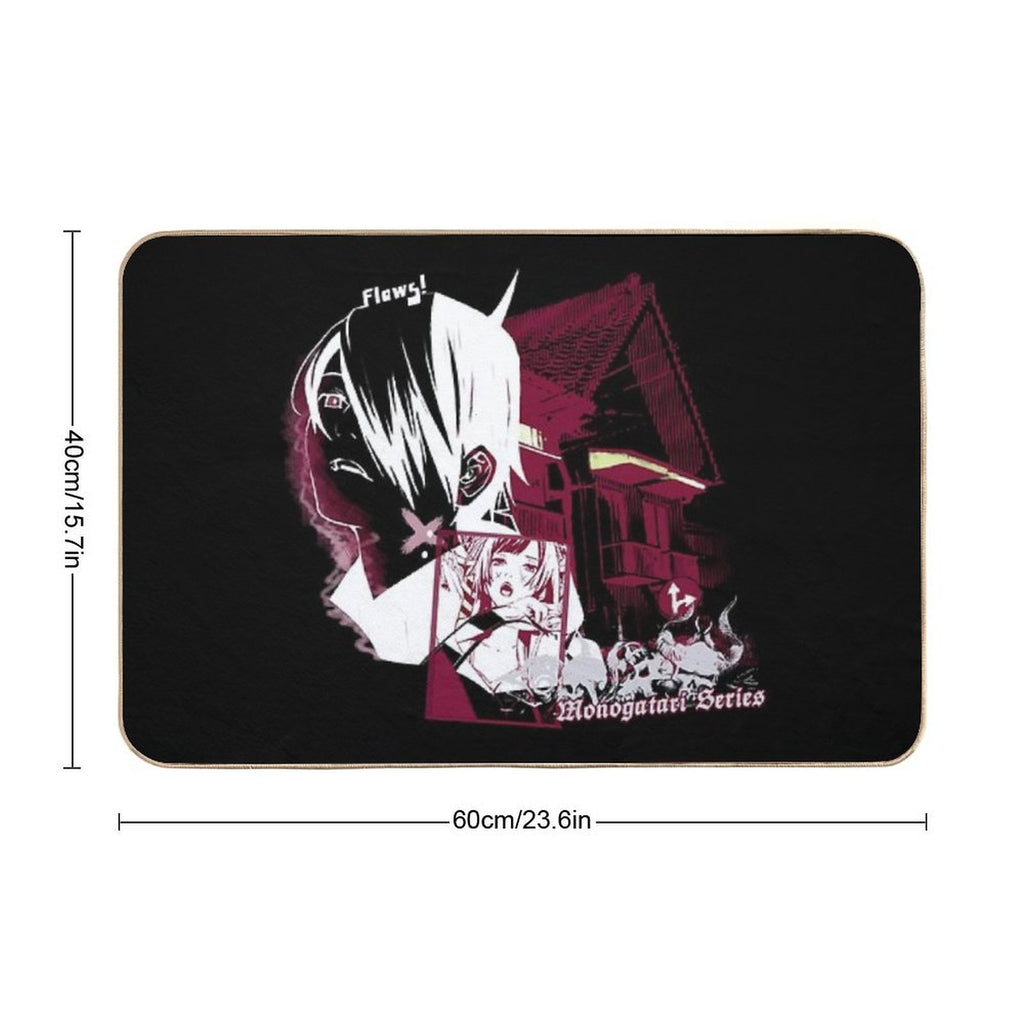 Monogatari Series ''ROUTE X'' V1  Absorbent Bath Mat