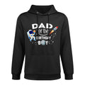 Dad of The Birthday Boy Space Astronaut Birthday Family Easy Care Hoodie