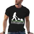 Funny Lawn Mowing Sasquatch Grassquatch Bigfoot Lawn Mower  Classic T-Shirt