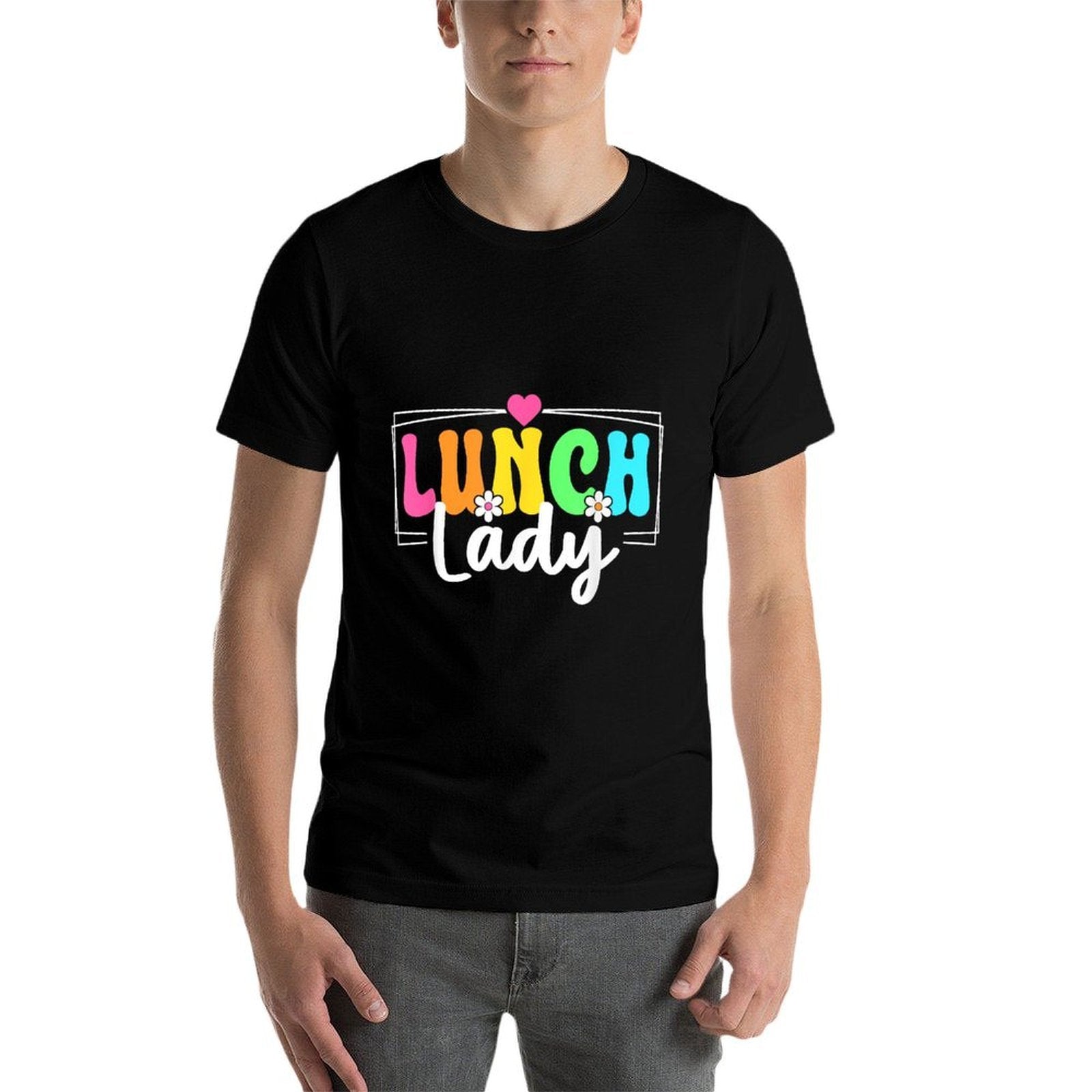 Lunch Lady Back To School Teachers Students  Eco-friendly Material T-Shirt