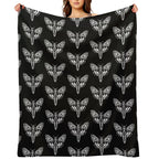Death's Head Moth Versatility Throw Blanket