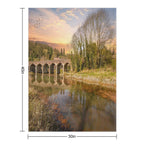 Coalbrookdale Viaduct Durable Throw Blanket