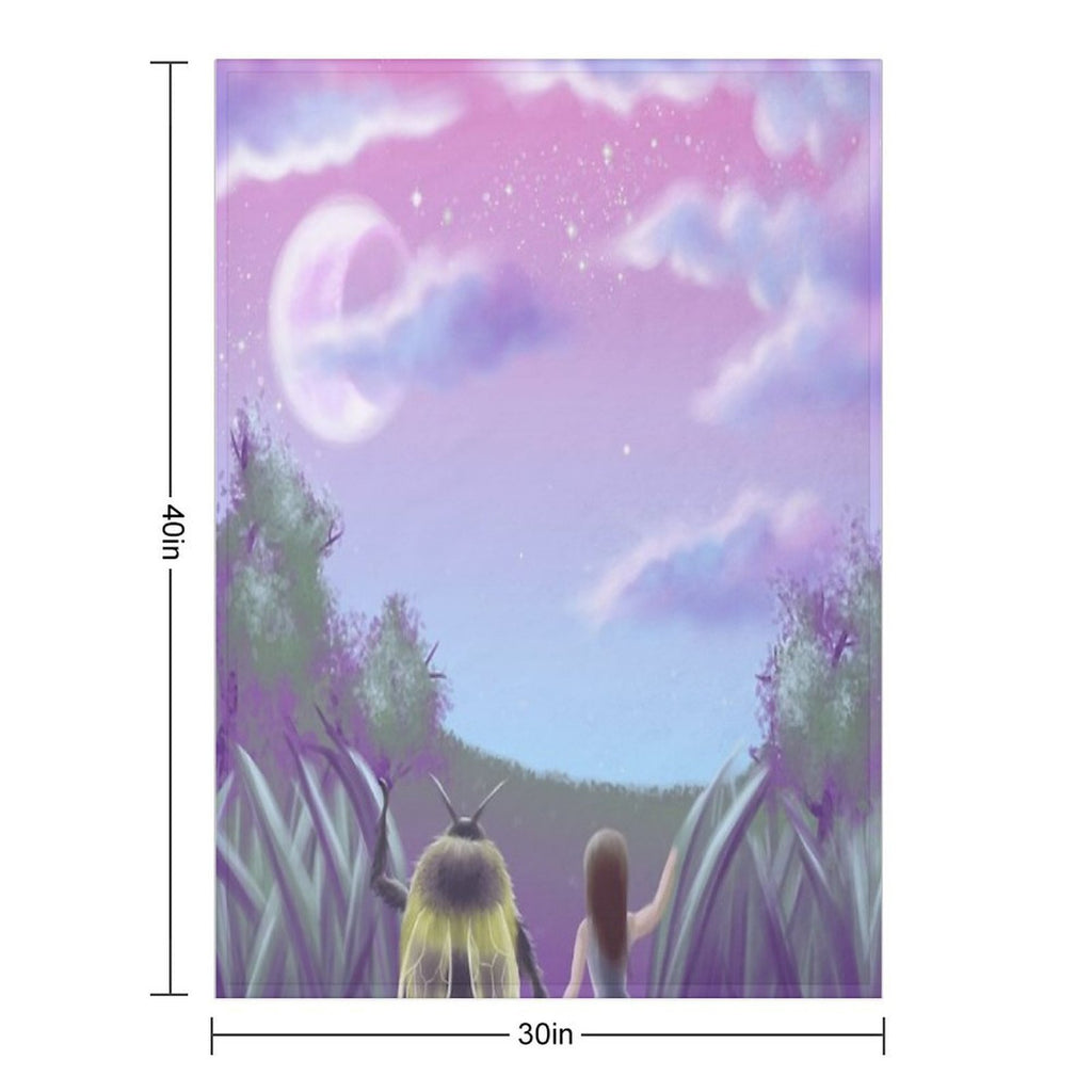 Bee Friend Comfort Throw Blanket