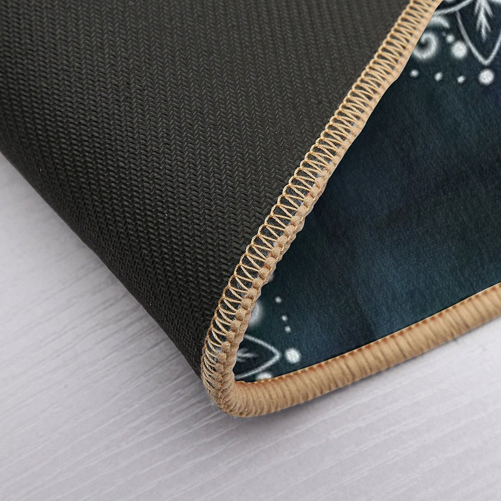 Glowing Mandala  Versatile Bath Mat