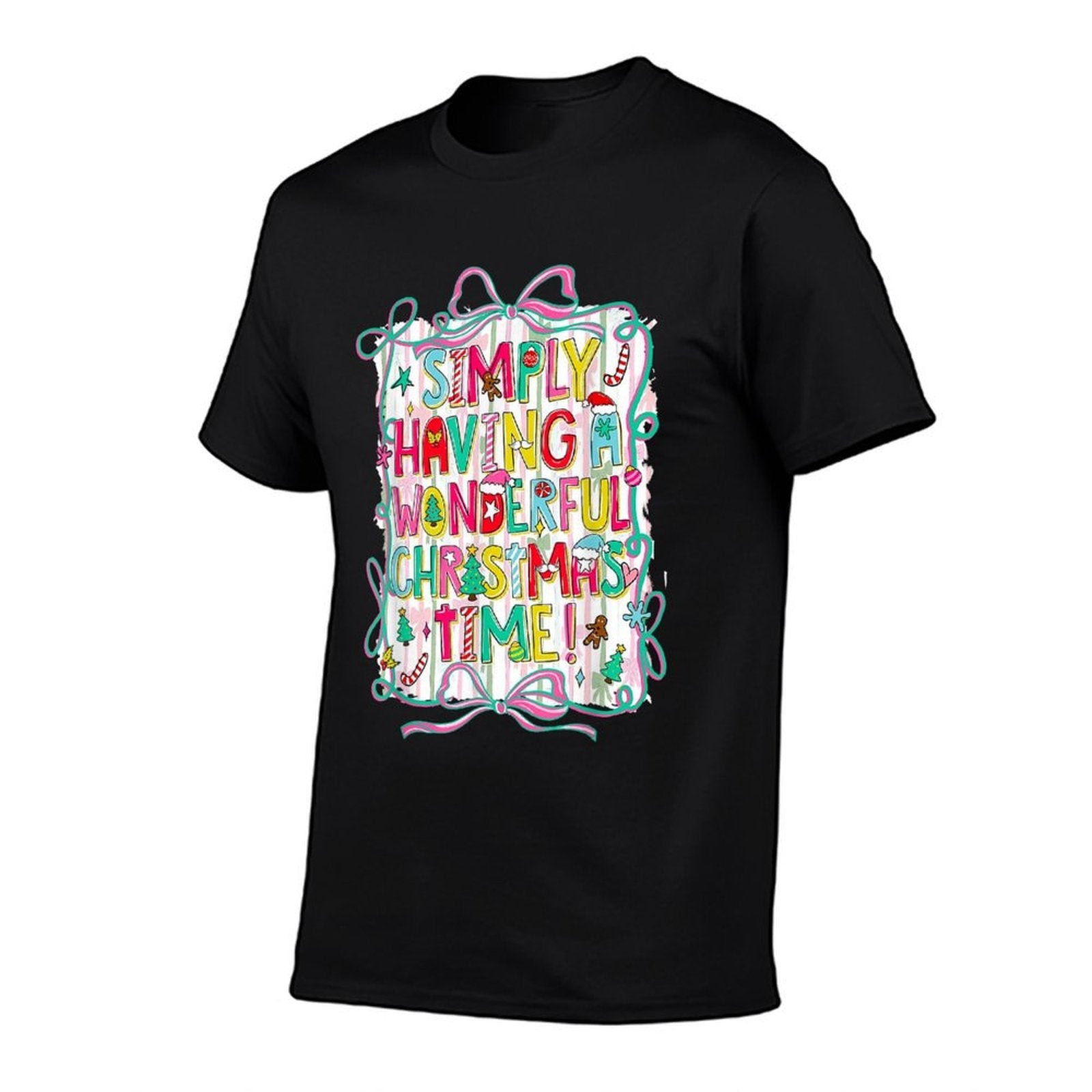Whimsical Christmas Quote for Holiday Lovers  Fade-proof Color T-Shirt