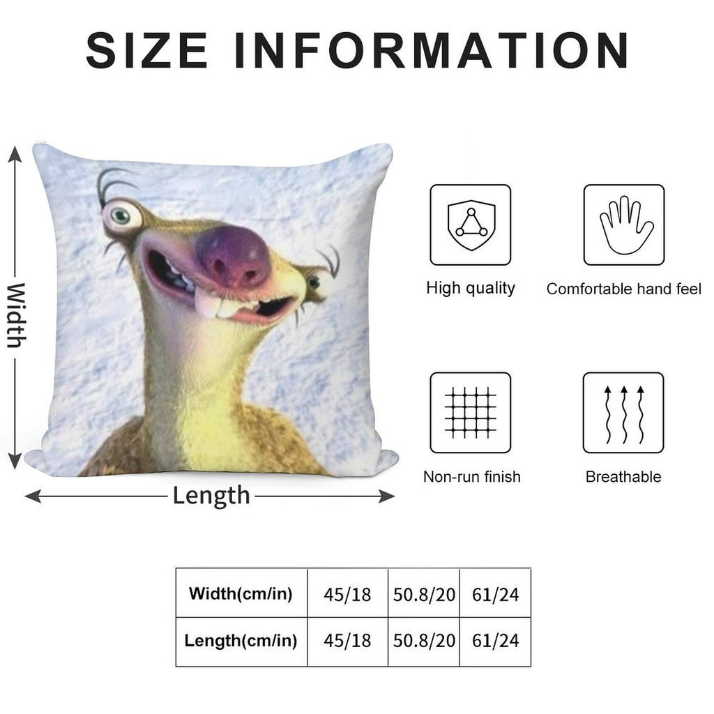 Sid Soft Shrink-Resistant Throw Pillow
