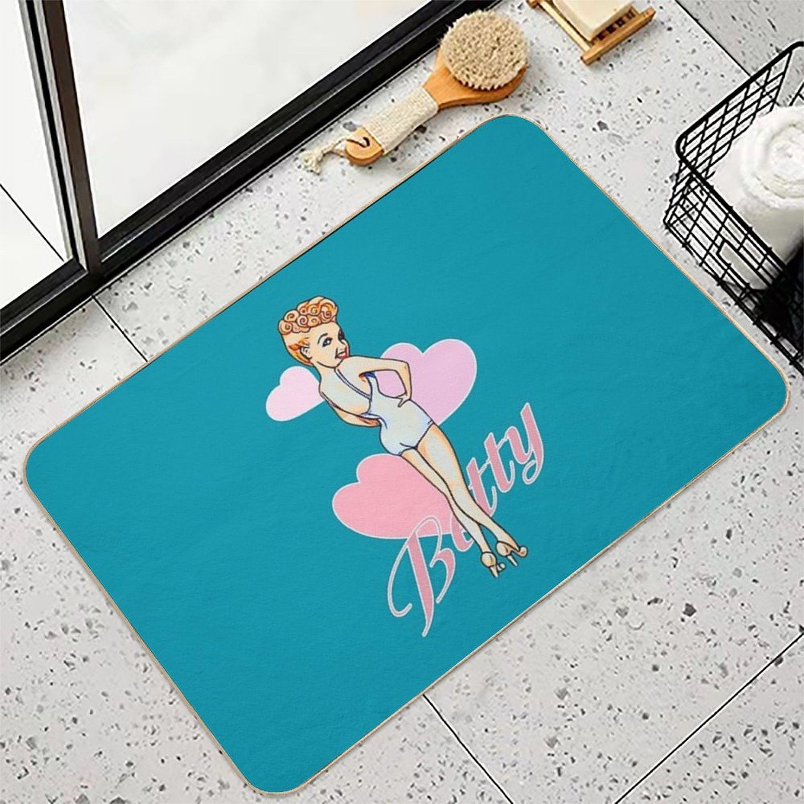 Betty Grable  Long-Lasting Bath Mat