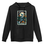 Plant Lover Gardener Tarot Card Halloween Skeleton Moon All-Day Comfort Hoodie