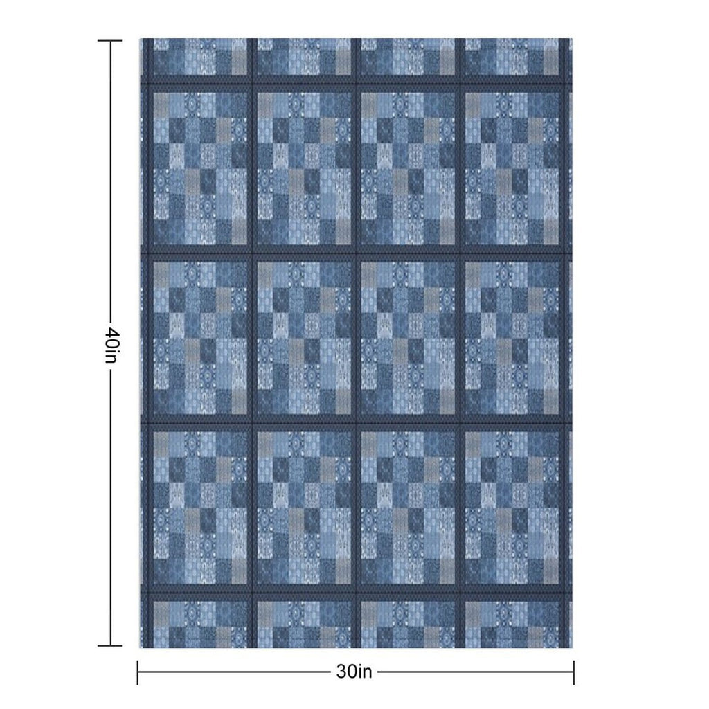 Bohemian Quilt B Premium Throw Blanket