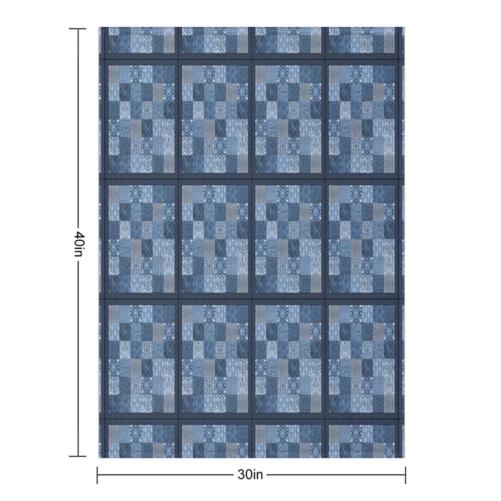 Bohemian Quilt B Premium Throw Blanket