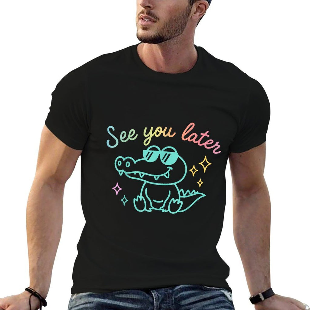 See You Later Teacher Funny Kid Alligator Last Day Of School  Classic T-Shirt