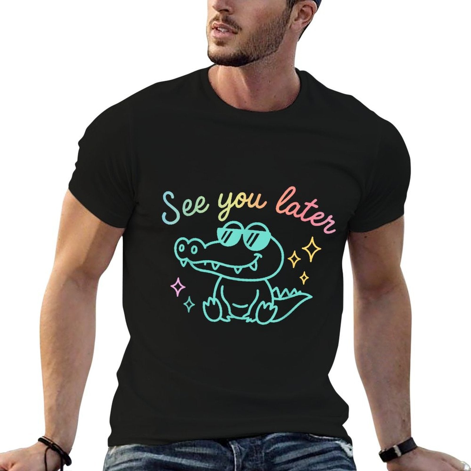 See You Later Teacher Funny Kid Alligator Last Day Of School  Classic T-Shirt