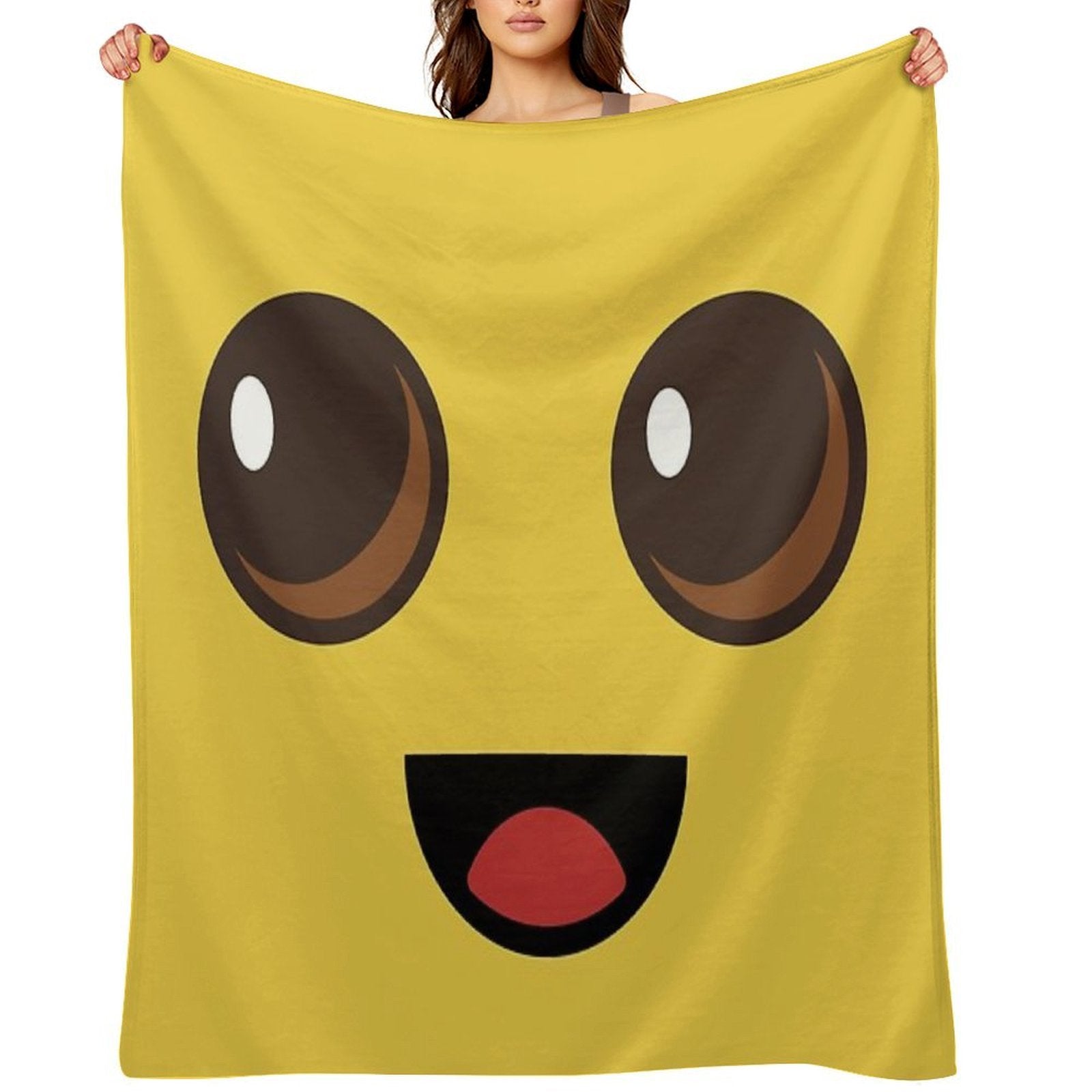 Peely Victory Royale Banana Easy Care Throw Blanket