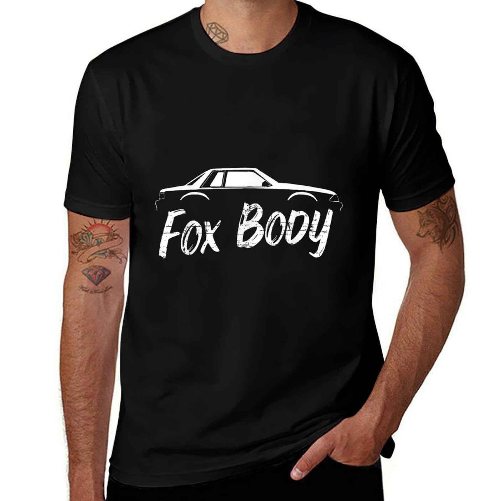 Foxbody Notchback 5.0 American Stang Muscle Car Notch Gift  Versatile T-Shirt