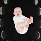 Moon Phases 2 Machine-washable Throw Blanket