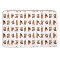 Love For Airedale Terriers  Anti-Trip Bath Mat