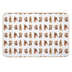 Love For Airedale Terriers  Anti-Trip Bath Mat