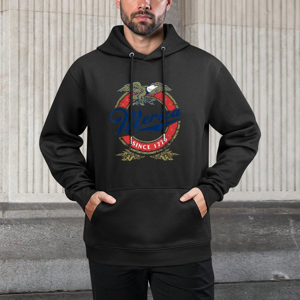 Merica Since 1776 Funny 4th of July Merica Since 1776 Versatile Streetwear Hoodie