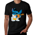 Disney Lilo  Stitch Iconic Elvis Stitch Ready To Play Logo  Quick-drying T-Shirt