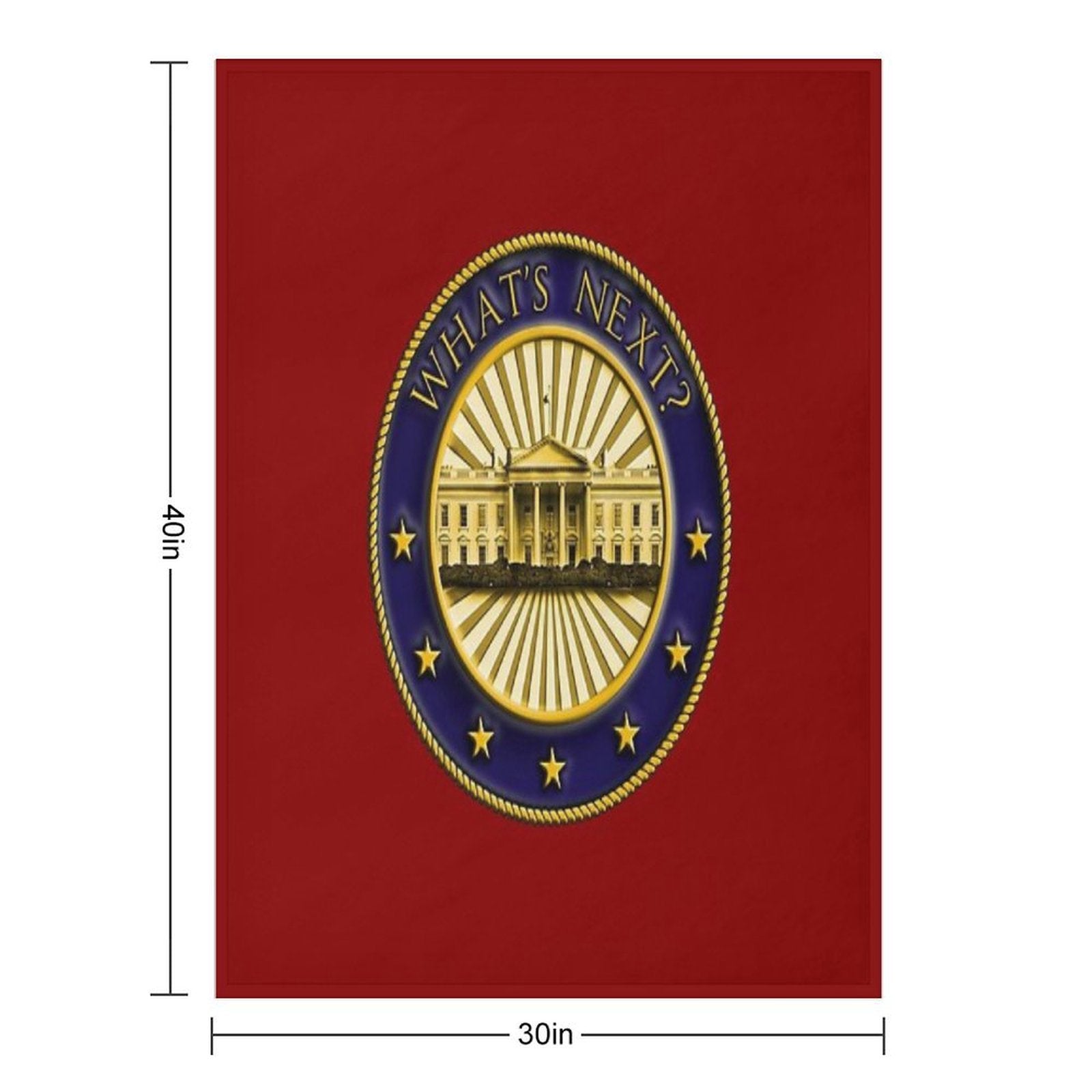 What's Next Wrinkle-free Throw Blanket