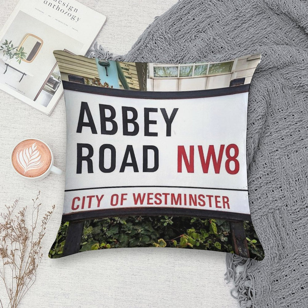 Abbey Road Soft Easy Maintenance Throw Pillow
