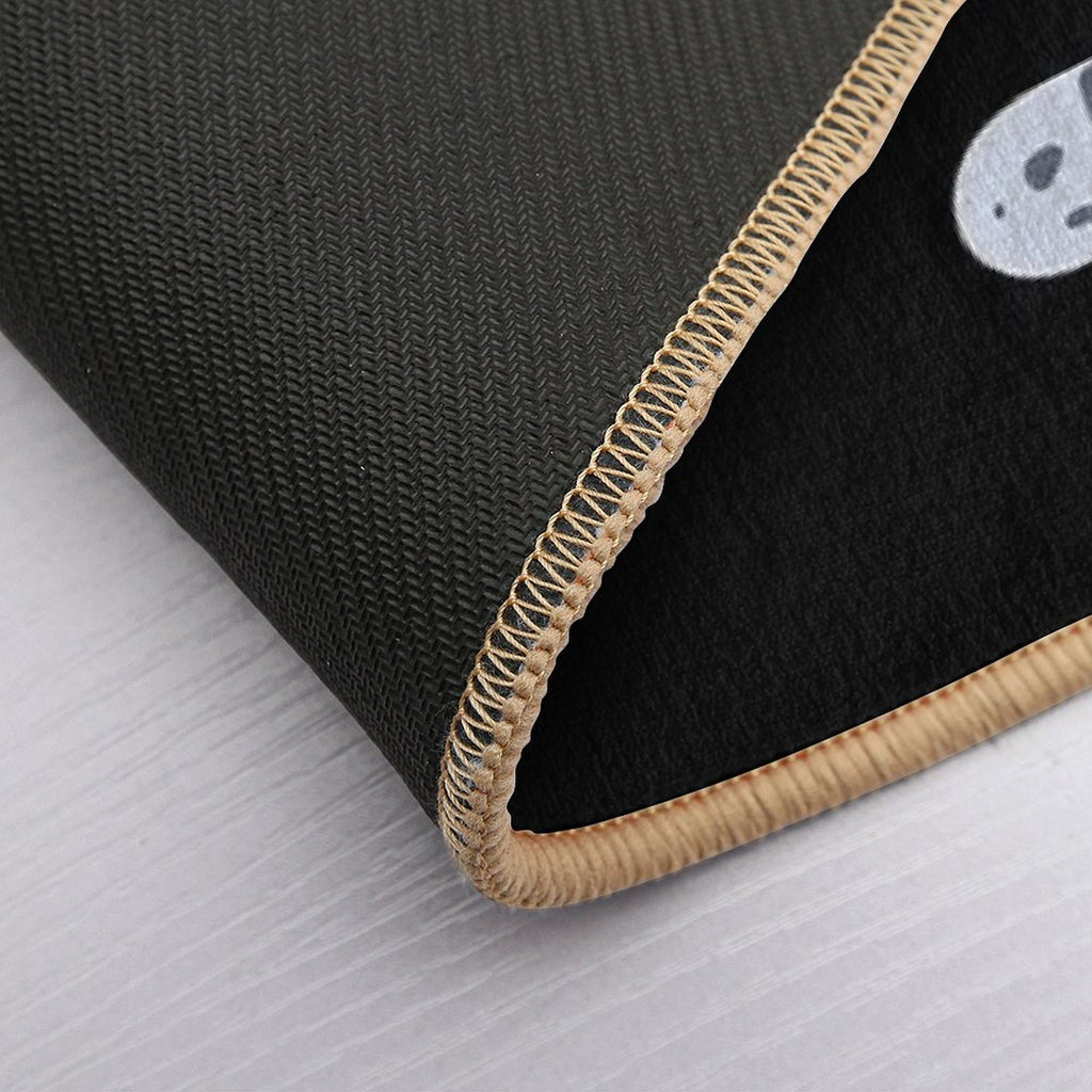 Snow Leopard Cute Kawaii Cartoon Illustration For Kids  Pet-Safe Bath Mat