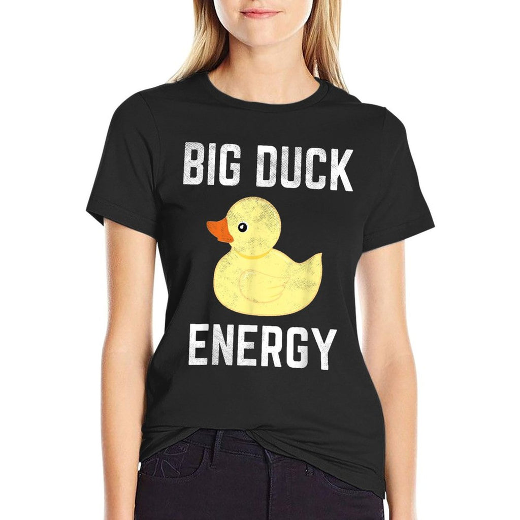 Big Duck Energy Funny Meme Yellow Rubber Ducky  Lightweight T-Shirt