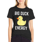 Big Duck Energy Funny Meme Yellow Rubber Ducky  Lightweight T-Shirt